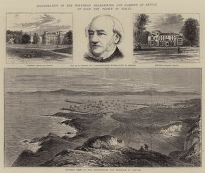 Innvielse av Holyhead Breakwater and Harbor of Refuge av HRH Prince of Wales av William Henry James Boot