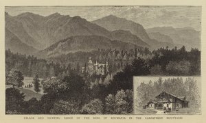 Palass og jakthytte til kongen av Ruumania i Karpatene av William Henry James Boot