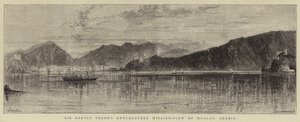 Sir Bartle Freres Anti-Slavery Mission, View of Muscat, Arabia av William Henry James Boot