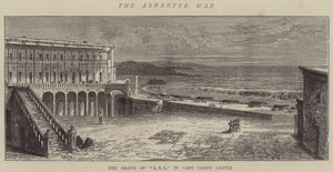 Ashantee-krigen, graven til L E L i Cape Coast Castle av William Henry James Boot