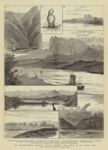 Colquhoun-Wahab-ekspedisjonen gjennom Sør-Kina, scener på Canton River av William Henry James Boot
