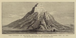 Pyramid of Meydoon, åpnet av professor Maspero, 13. desember 1881 av William Henry James Boot