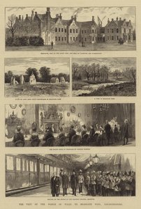 Prinsen av Wales besøk i Bradgate Park, Leicestershire