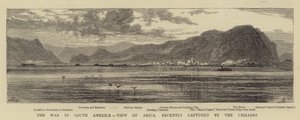 The War in South America, View of Arica, nylig tatt til fange av chilierne av William Henry James Boot