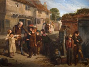 Det knuste vinduet, 1855