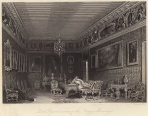 Lord Byrons rom i Palazzo Mocenigo (gravering)