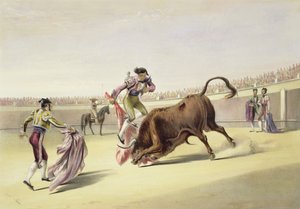 Spranget eller Salta Tras Cuernos, 1865 av William Henry Lake Price