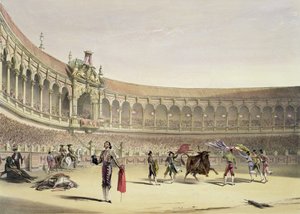 Plaza of Sevilla, 1865 av William Henry Lake Price