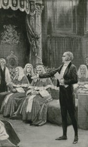 Earl Gray appellerer til Bench of Bishops om å vedta reformforslaget av William Henry Margetson