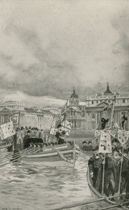 Begravelsen til Lord Nelson av William Henry Margetson