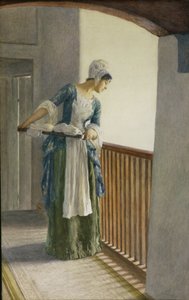 Vaskehjelpen, ca. 1920 av William Henry Margetson