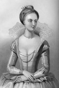 Anne av Danmark 1665-1714, dronningkonsort av kong James I, 1851.