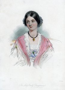 Lady Emily Dungarvon, 1800-tallet. av William Henry Mote
