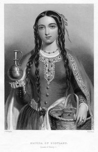 Matilda av Skottland, dronning av Henry I, ca 1850-tallet