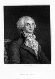 Maximilien Robespierre, en av lederne av den franske revolusjonen, 1800-tallet