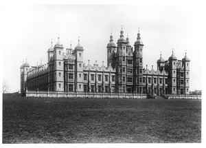 Donaldsons Hospital, bygget 1833-51 (bw-bilde) av William Henry Playfair