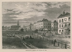 Kennington Common and Church i 1830