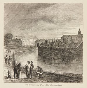 The Moat i ca 1800 av William Henry Prior
