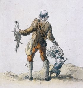 En rottefanger, Provincial Characters, 1804 av William Henry Pyne