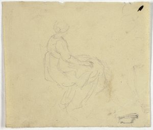 Kvinne sitter av William Henry Pyne