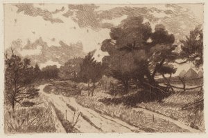 En Long Island Road av William Henry Shelton