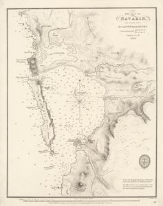 Navarino-bukten av William Henry Smyth