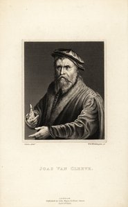 Portrett av Joos van Cleve, maler aktiv i Antwerpen, rundt 1485-1540 av William Henry Worthington
