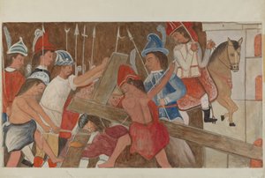 Station of the Cross No. 3: Jesus Falls the First Time, ca. 1936.