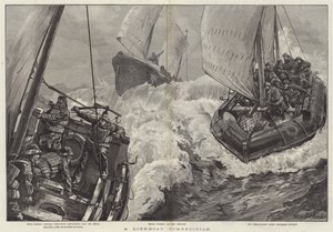 En livbåtkonkurranse