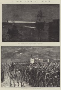 En nattalarm på Souakim