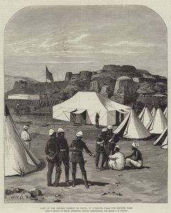 Camp of the British Mission to Cabul, ved Jumrood, nær Khyber Pass