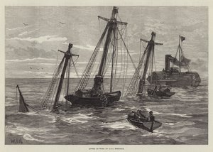 Dykkere i arbeid på HMS Eurydice