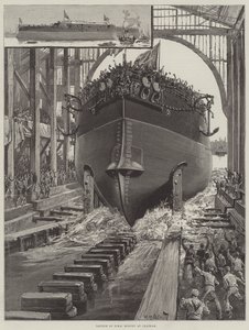 Lansering av HMS Rodney på Chatham