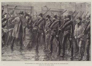 Moonlighters på vei til Cork Jail med Escort of Constabulary