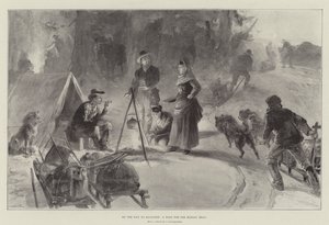 På vei til Klondike, et stopp for middagsmåltidet