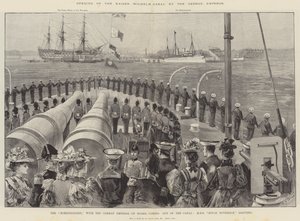 Åpning av Kaiser Wilhelm-kanalen av den tyske keiseren av William Heysham Overend