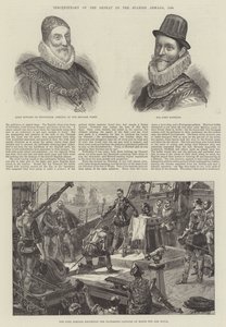 Trehundreårsdagen for nederlaget til den spanske armadaen, 1588 av William Heysham Overend
