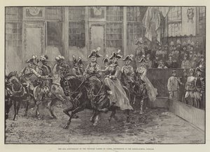 150-årsjubileet for den prøyssiske Gardes du Corps, Reiterfeste i Rideskolen, Potsdam