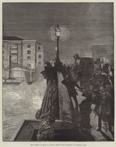 Forsøket på å sprenge London Bridge med Dynamite på lørdag sist av William Heysham Overend