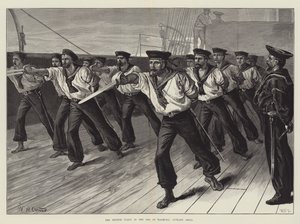Den britiske flåten i Marmorahavet, Cutlass Drill av William Heysham Overend