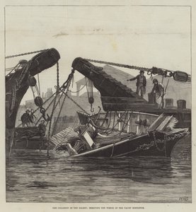 The Collision in the Solent, fjerner vraket av yachtmistelteinen