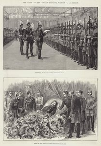 Døden til den tyske keiseren, William I, i Berlin av William Heysham Overend