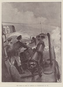 Hertugen av York i kommando over Torpedo-båt nr. 79
