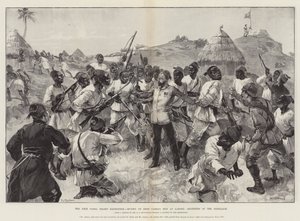Emin Pasha Relief Expedition, Mytteri av Emin Pashas menn i arbeid, begynnelsen av opprøret av William Heysham Overend