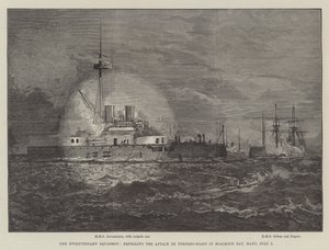 The Evolutionary Squadron, avstøter angrepet av torpedobåter i Blacksod Bay, Mayo, 7. juli av William Heysham Overend