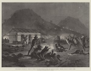 Matabili-opprøret, Relief of Inseza av den ærede Maurice Gifford og inspektør Southey, Matabili Attack on Cummin