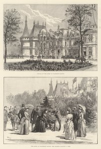 Dronningen på Waddesdon Manor av William Heysham Overend
