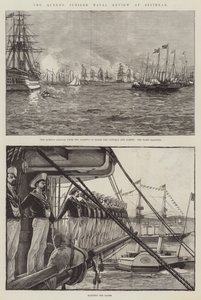 The Queen's Jubilee Naval Review på Spithead