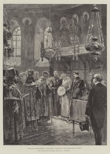 Det kongelige hjemkomsten i Bucuresti, seremoni i Metropolitan Church