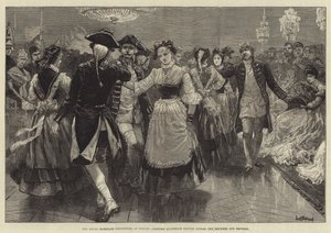 De kongelige bryllupsfestene i Berlin, Costume Quadrille danset foran keiseren og keiserinnen